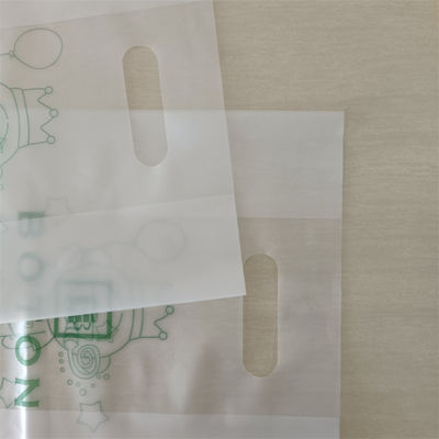 Durchsichtige Handtasche Hdpe Kunststofftasche Die Cut Polybag ODM/OEM gedruckte Einkaufstaschen