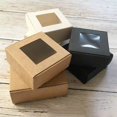 Quadratisch transparentes Handwerkspapier Zubehör Weiße Karte Geschenk Geschenk Direkt und Warmstempel