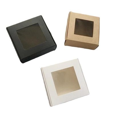 Quadratisch transparentes Handwerkspapier Zubehör Weiße Karte Geschenk Geschenk Direkt und Warmstempel