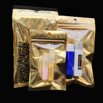 Lamierte mehrschichtige Kunststofffolie-Tasche mit Reißverschluss Mylar-Tasche 0,08 mm Dicke