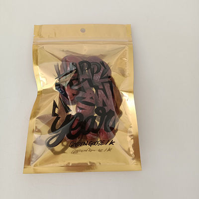 Lamierte mehrschichtige Kunststofffolie-Tasche mit Reißverschluss Mylar-Tasche 0,08 mm Dicke