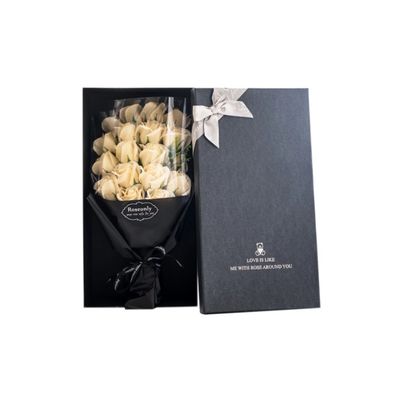 Custom Logo Verpackung Geschenk Rot Rosen Farben Blumen Seife Geschenkbox zum Valentinstag