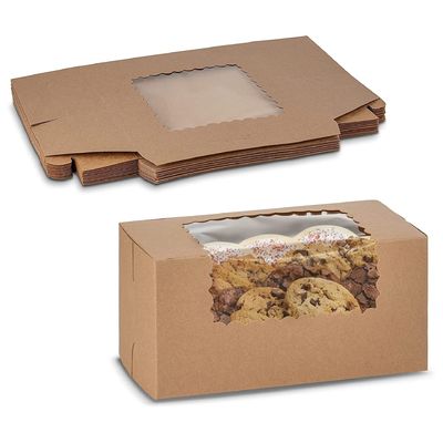 Handlänge Griff Bump Prozess Kuchenbox für westliche Snacks und Bäckerei Verpackung