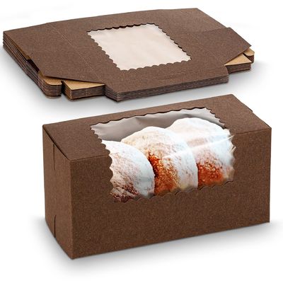 Handlänge Griff Bump Prozess Kuchenbox für westliche Snacks und Bäckerei Verpackung