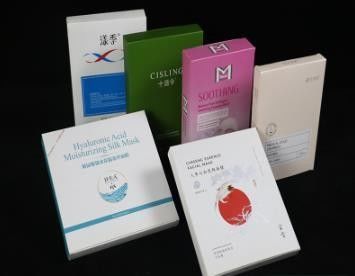 Anpassungsfähige Weiße Box Vegan Rose Gesichtsmaske mit Druck und Premium-Markenverpackung