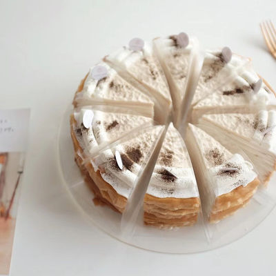 PET-Filmmaterial auf Lebensmittelniveau Transparente Brotkuchenbox für kleine Hochzeitspasteten