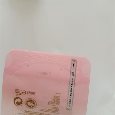 Rundes Deckel Biologisch abbaubarer Spülbeutel Kosmetikverpackung mit personalisierter Marke