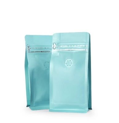 Kraftpapier-Kaffee-Ventil-Taschen mit Zip Lock und Ventil für Produkte im Jahr 2023