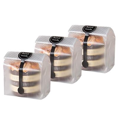 Kleine Bäckerei Brot Verpackungstüte mit Fenster Feuchtigkeitsdichtheit kundenspezifisch und Stand-up Tasche