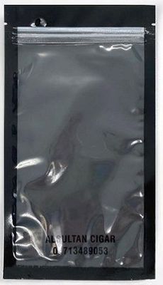 Fettflächige Zigarrenlager Custom Logo Ziplock-Taschen mit Hitzesiegel und Kunststoffmaterial
