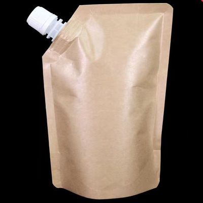 Stehen Sie Spülbeutel für Creme Kosmetik Flüssigkeit Kraftpapier Kunststoff Laminationsmaterial