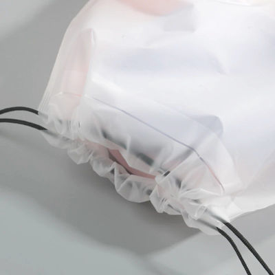 Polystring Tasche EVA Frosted Plastic Draughtrings Lagertasche für Kleidung Custom Logo