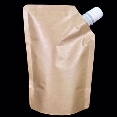 Stehen Sie Spülbeutel für Creme Kosmetik Flüssigkeit Kraftpapier Kunststoff Laminationsmaterial