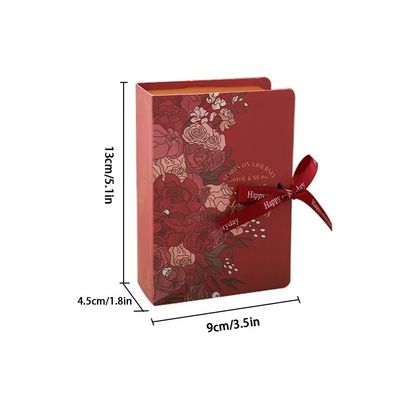 Schöne Geschenkhandwerk Hochzeitsboxen wie Schokoladenkartons und Quadratrosen