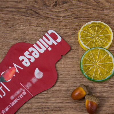 Freie Gestaltung Drei Seiten Versiegelung Saft Aluminiumfolie Verpackungstüte für Flüssigkeit Custom Order