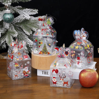Durchsichtige PET-Schachtel für Weihnachtsschmuck und Geschenkverpackungen