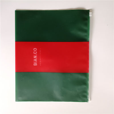 PVC-Biodegradable wasserdichte Kunststoff-Ziplock-Tasche Lagerung Organisator für Versiegelung Griff