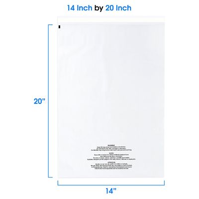 Custom Logo Printed Transparente Plastik-Ziplock-Taschen für Hoodies Umweltfreundliche Verpackung