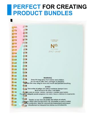 Wasserdicht Versand Ziplock Klares biologisch abbaubares Hoodie Verpackung Custom Poly T-Shirts