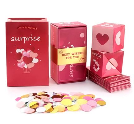 Verpackungsmaterial DIY Geburtstags-Überraschung Geschenkbox Party Favoriten Lustiges Geld Explosionsbox