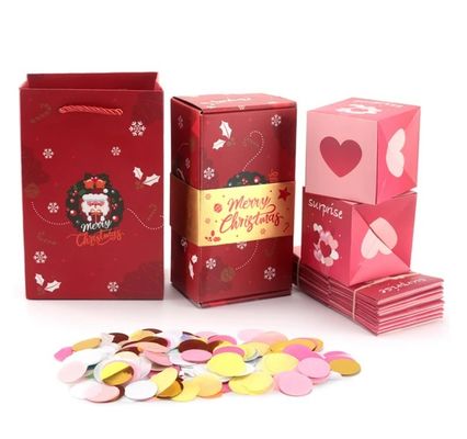 Verpackungsmaterial DIY Geburtstags-Überraschung Geschenkbox Party Favoriten Lustiges Geld Explosionsbox