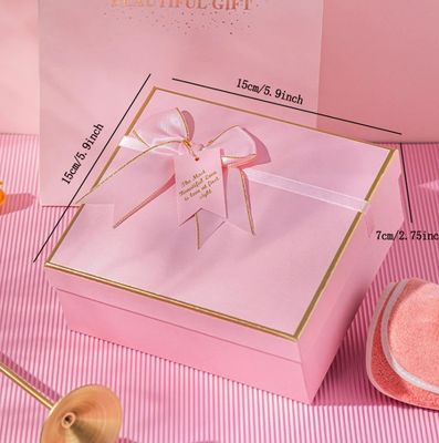 Custom Gift Packaging Box mit goldenem Logo für T-Shirt Kleidung und Schal