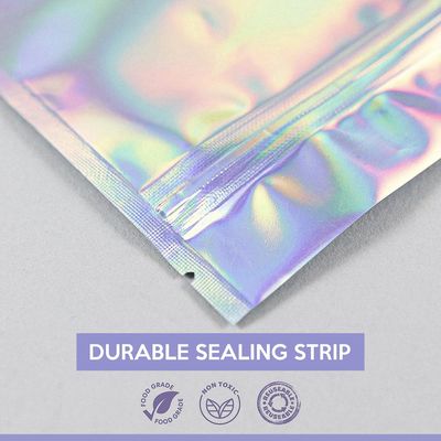Gravure Druck Regenbogen Verpackung für 5 Gallonen Geruchsfeste Aluminiumfolie Süßigkeiten Tasche