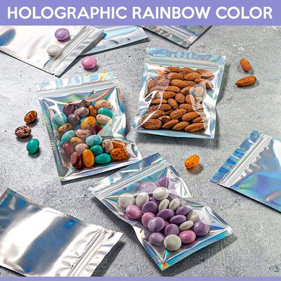 Gravure Druck Regenbogen Verpackung für 5 Gallonen Geruchsfeste Aluminiumfolie Süßigkeiten Tasche