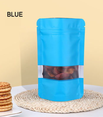 Matte Veredelung Ziplock-Packung für getrocknete Früchte Stehen Sie nach oben Tasche Kraftbeutel
