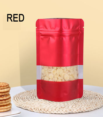 Matte Veredelung Ziplock-Packung für getrocknete Früchte Stehen Sie nach oben Tasche Kraftbeutel