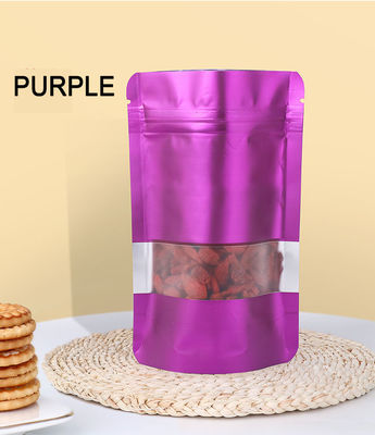 Matte Veredelung Ziplock-Packung für getrocknete Früchte Stehen Sie nach oben Tasche Kraftbeutel