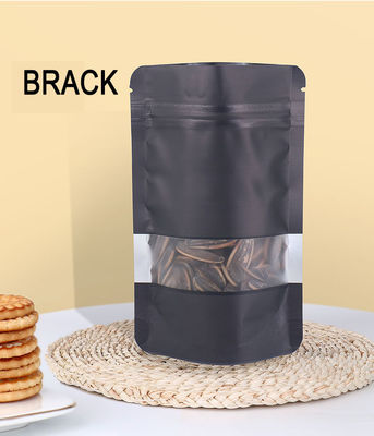 Matte Veredelung Ziplock-Packung für getrocknete Früchte Stehen Sie nach oben Tasche Kraftbeutel