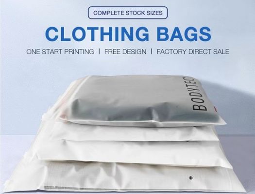 Holographische Mylar-Tasche für durchsichtige Bekleidungsverpackungen aus PE-Materialstruktur