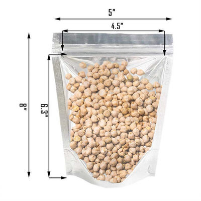 Individuell angepasste Stand-up-Folien-Polybag-Food-Package-Tasche mit Fenster für Lebensmittelverpackungen