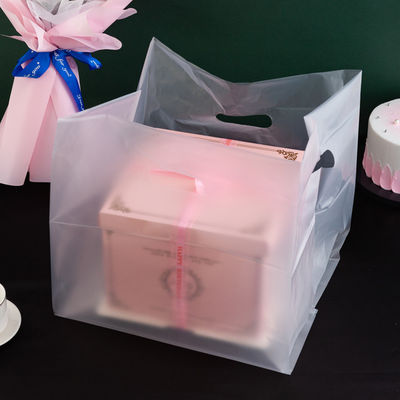 Kunststoffmaterial Struktur Maßnahme Akzeptierte Tote-Tasche für Salat Backverpackungen