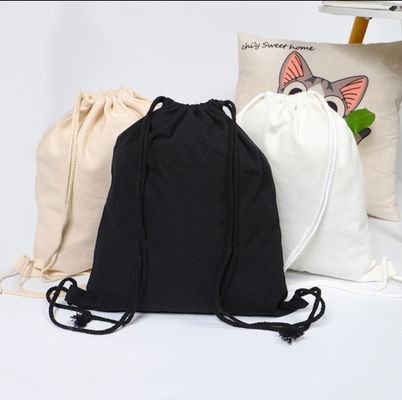 Customized Logo Ziehseile Baumwollseile Ziehseile Sport Tasche für Kleidung