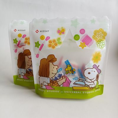 Lebensmittelmaterial Zip Lock Heat Seal Taschen Stehen Sie auf Transparente Tasche Kunststoffverpackung