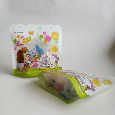 Lebensmittelmaterial Zip Lock Heat Seal Taschen Stehen Sie auf Transparente Tasche Kunststoffverpackung