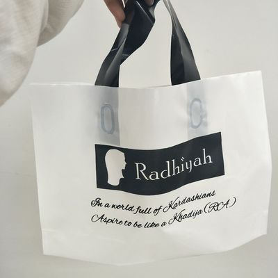 Trending Produkte Custom Logo Druck PE Plastik-Einkaufstasche mit Logo