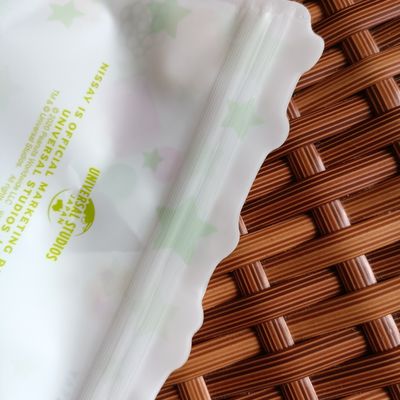 Lebensmittelmaterial Zip Lock Heat Seal Taschen Stehen Sie auf Transparente Tasche Kunststoffverpackung