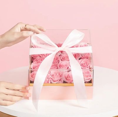 Valentinstags- und Muttertagsgeschenk Custom-Herz-förmige Blumenbox mit starren Kisten