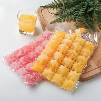 PE-Material Struktur Transparente Einweg-Eiswürfel Kunststoffverpackung