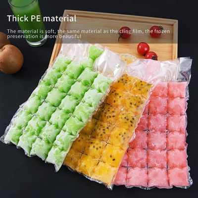 PE-Material Struktur Transparente Einweg-Eiswürfel Kunststoffverpackung