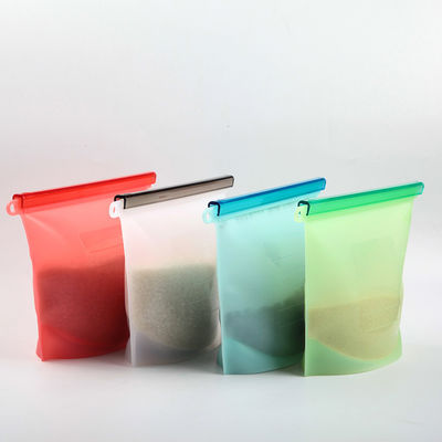 Customized Logo Küche Silikon Tasche für Kinder Snacks Lebensmittelqualität wiederverwendbarer Aufbewahrung