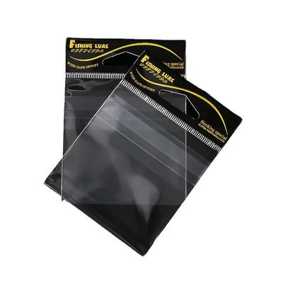 Transparente Kopfkarte Zellophan selbstklebende Verpackung OPP-Tasche für Angelhaken