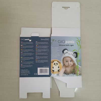 Gewässerte Walzpapierverpackungskiste mit Logo-Druck