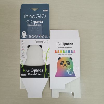 Gewässerte Walzpapierverpackungskiste mit Logo-Druck