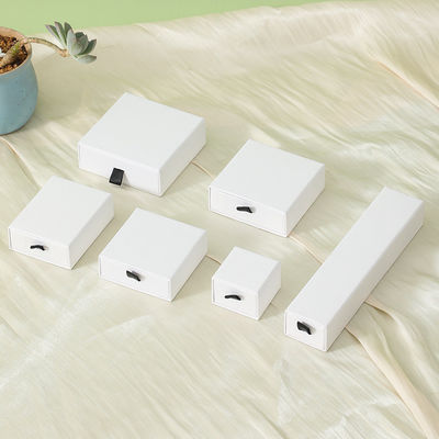 Custom Logo Größe Luxus Schiebebox mit Band Schnur Schmuck Geschenkbox Set Schublade