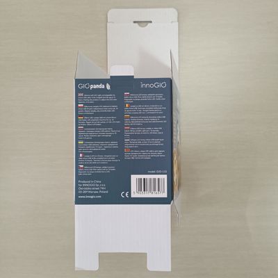 Gewässerte Walzpapierverpackungskiste mit Logo-Druck