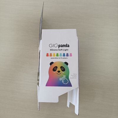 Gewässerte Walzpapierverpackungskiste mit Logo-Druck